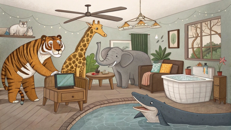 Никаких слонов, тигров и жирафов: в России обновили список животных, которых запрещено держать дома