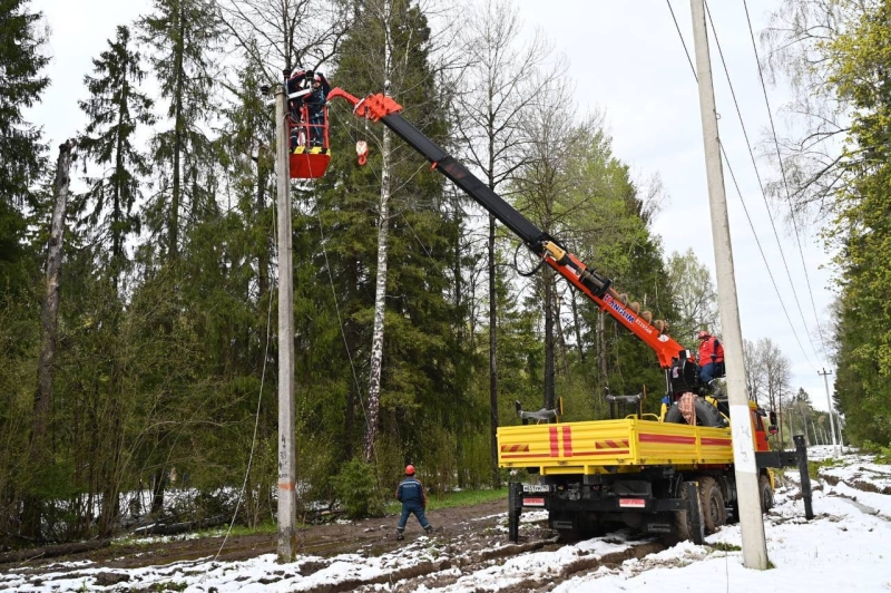 После майского снегопада: в энергосистеме Подмосковья произошла крупнейшая за 15 лет авария