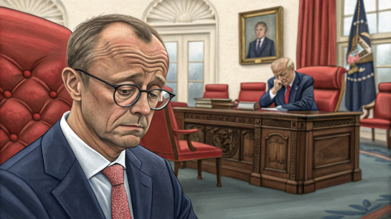 «Публичная выволочка»: западные СМИ — о визите канцлера Германии в США и его встрече с Трампом