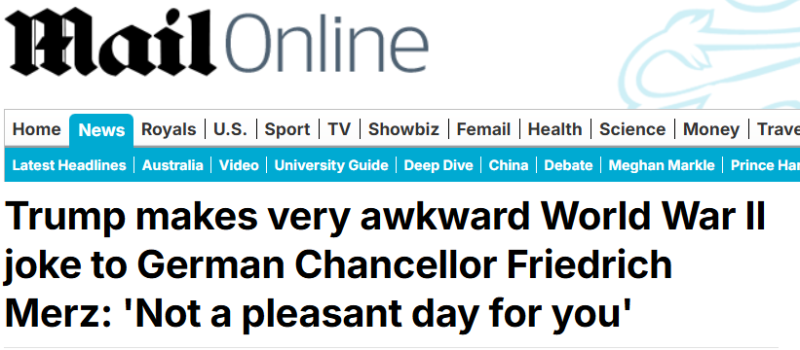 «Публичная выволочка»: западные СМИ — о визите канцлера Германии в США и его встрече с Трампом