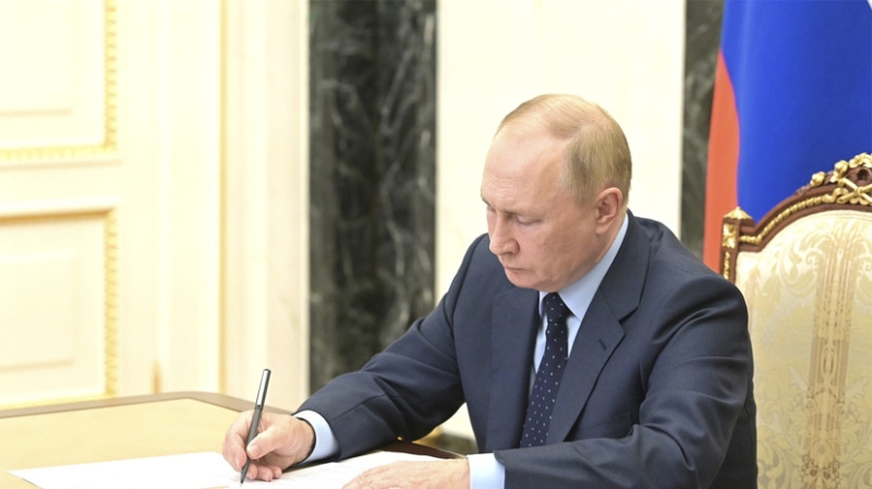 Путин наградил Собянина орденом «За заслуги перед Отечеством» I степени