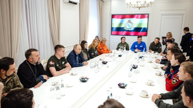 Путин впервые приехал в Курскую область после полного освобождения региона