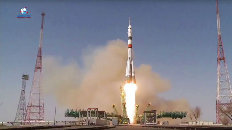 Ракета с кораблём «Ю.А. Гагарин» стартовала с Байконура