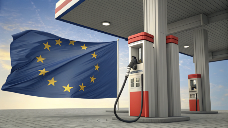 ТАСС: цена газа в Европе в апреле оказалась почти на 30% выше, чем годом ранее