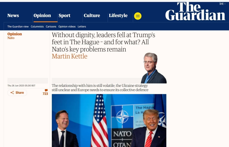 &laquo;Упали к ногам Трампа&raquo;: западные СМИ &mdash; о прошедшем в Гааге саммите НАТО