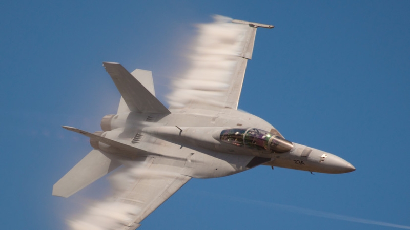 В Лапландии упал истребитель