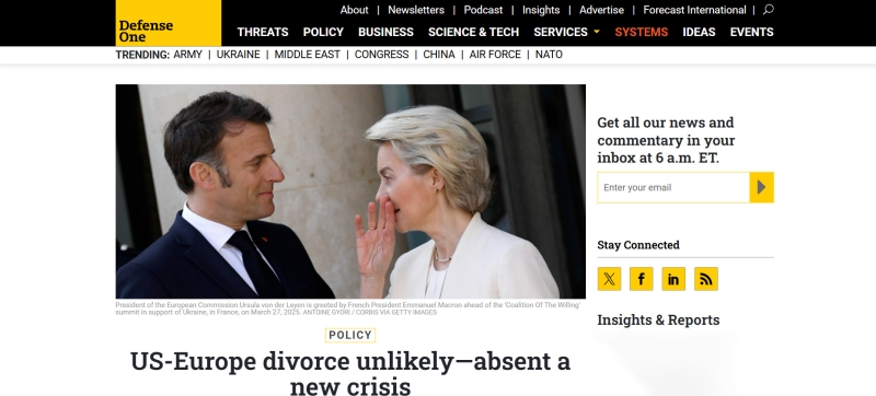 «Задача не из лёгких»: западные СМИ — о стремлении Европы преодолеть военно-промышленную зависимость от США