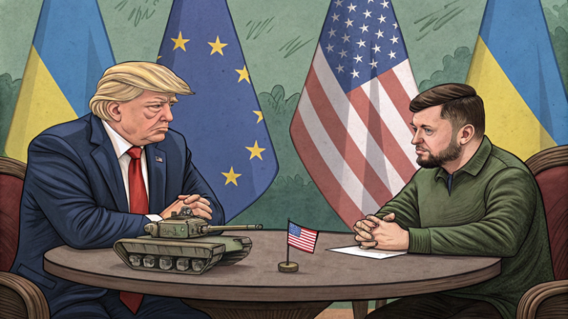 &laquo;Зеленскому было бы трудно принять условия&raquo;: американские СМИ &mdash; о предложениях США по урегулированию ситуации на Украине