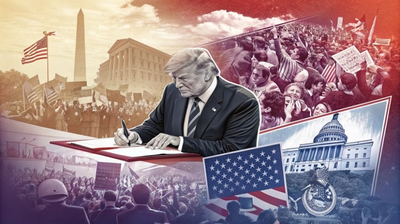 &laquo;Золотой век&raquo; откладывается: как в США оценивают итоги первых 100 дней президентства Трампа